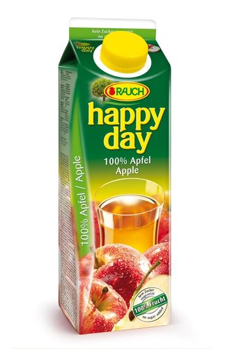 Happy Day Apfelsaft 100 % 12 x 1l Tetra Pack