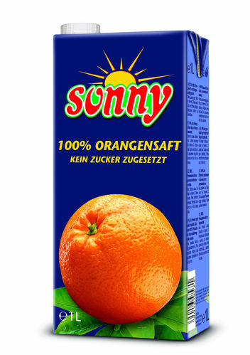 Sonny Orange 100% 12 x 1,0l Tetra Pack