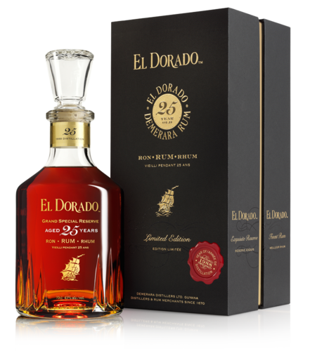 El Dorado Rum 25 YO - Guyana Rum 43% 0,7l