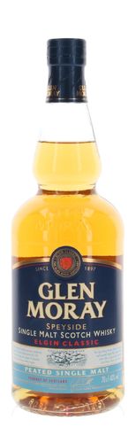 Glen Moray - Peated Speyside Single Malt Whisky 40% 0,7l
