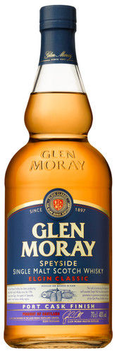 Glen Moray - Classic Port Cask Finish 40% Speyside Single Malt Whisky 0,7l