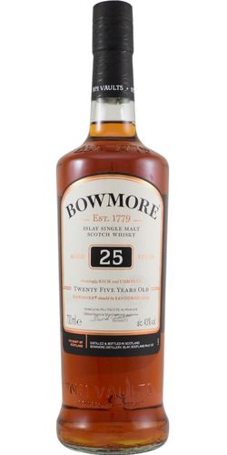 Bowmore 25 Years - Islay Single Malt 0,7l