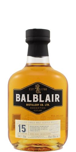 Balblair - 15 YO 46% 0,7l