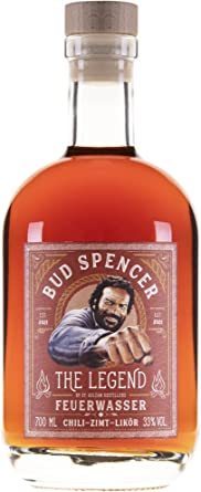 Bud Spencer The Legend FEUERWASSER - Cilli Zimt Likör 33% 0,7l