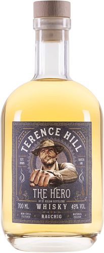 Terence Hill The Hero Whisky RAUCHIG 49% 0,7l