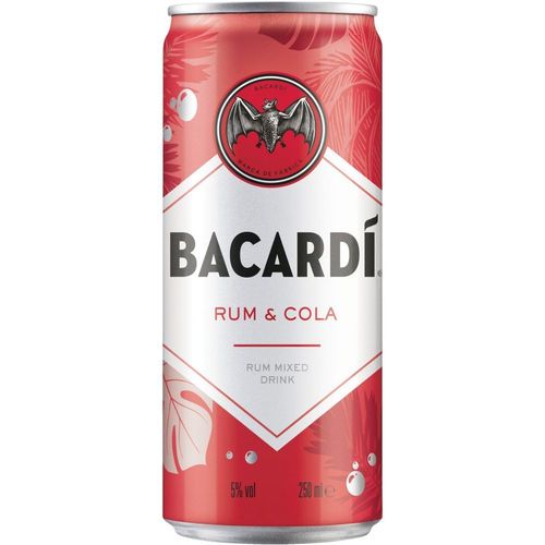 Bacardi & Cola Dose 12 x 0,25l